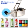 MT-50 Etikettiermaschine  Edelstahl Halbautomatisch Etikettiergerät Runde Flasche  Labler Etikette 12-90mm