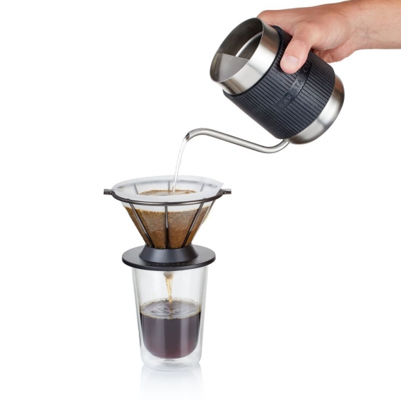 Barista & Co Corralkaffeefilterhalter Pour Over 13,8 cm schwarz