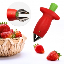More about Strawberry Huller Fruit Slicer Staengelentferner Corer fuer Erdbeertomaten Persimmon Cherry