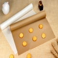 5 Stück Küchenofen Backmatte Hitzebeständig Antihaft-Backblech Pad Tuch Weiß 60 * 40cm 310g