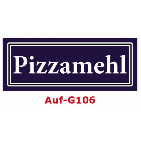 200 Stück Gewürzaufkleber Pizzamehl 40x16mm Gewürzetiketten Sticker Lebensmittel (Auf-G106)