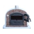 Holzbefeuerter Pizzaofen Ventura red AL 120 inkl. Kaminrohr und Regenhut : ohne Zubehör Zubehör Holzbackofen: mit Gestell