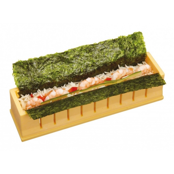 KitchenCraft sushi-Maker 23 x 7 cm gelb