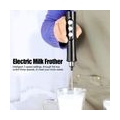 Elektrischer Milchaufschäumer Milchshaker Egg Beater Handheld Automatischer Egg Beater Milk Shaker USB-Aufladung(Schwarz)