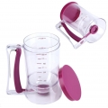 900 ML Cupcake Pfannkuchenteig Hand Dispenser Mix Gebäck Krug Waffel Messbecher Muffin Helfer Backen Küche Werkzeug