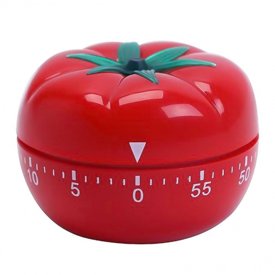 60 Minütiger Timer in Tomatenform, Mechanische Countdown Erinnerung Für Die Küche Küchenkleingeräte-Zubehör