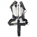 Oms Backplate With Smartstream Harness And Crotch Strap Stainless Steel One Size