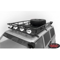 RC4WD Krabs Roof Rack w/Spare Tire Mount for Axial SCX10 II XJ (Bl
