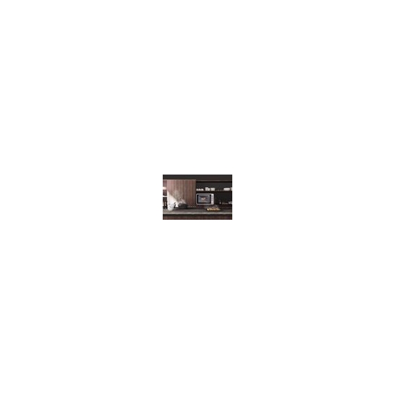 ICQN 60 Liter Mini-Öfen | 1800 W | Mini-Backofen mit Innenbeleuchtung und Umluft | Pizza-Ofen | Doppelverglasung | Drehspieß | T
