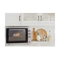 ICQN 60 Liter XXL Minibackofen, 1800 W, Umluft, Pizza-Ofen, Doppelverglasung, Drehspieß, Timer, inkl. Backblech Set, Elektrische