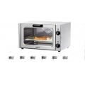 Bartscher A120880, Elektrischer Ofen, 2500 W, 2500 W, 250 °C, Edelstahl, Drehregler