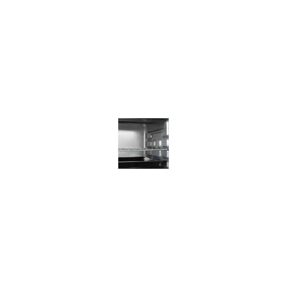 Küchenwaren- Umluftofen Miniofen Pizzaofen Minibackofen 800 W 19 L Schwarz