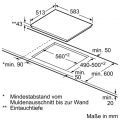 CONSTRUCTA CM321052 Glaskeramik-Kochfeld / Elektro / Edelstahlrahmen / 60 cm / 4 Zonen