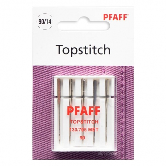 Pfaff Topstitch 130/705 MET, Stärke 90/14 (5 Stück)