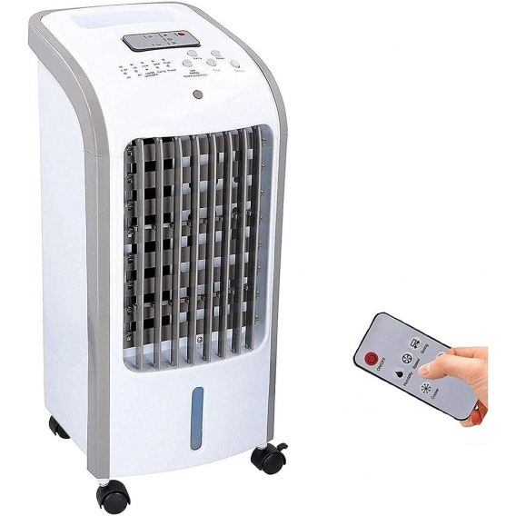JUNG COMMODO 3in1 mobiler Luftkühler mit Wasserkühlung & Fernbedienung | mobiler Ventilator ohne Abluftschlauch | 56cm groß | vi