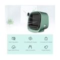 Air Cooler Mini Luftkühler,2020 Neue Mini Klimaanlage, Tragbarer Kühlerlüfter Klimaanlage Kühler für Zuhause (Grün)