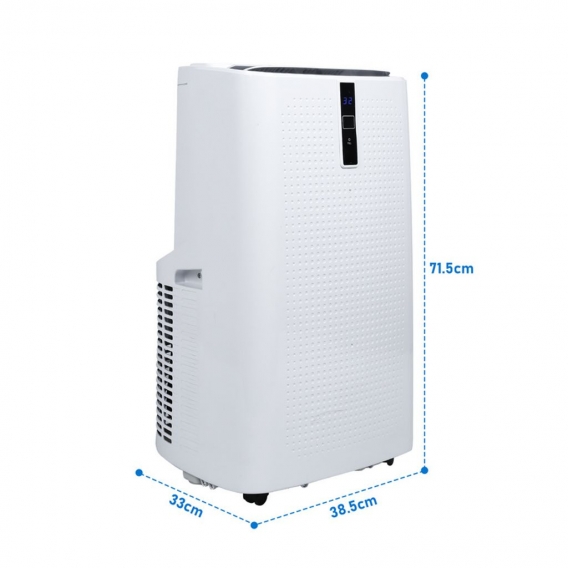 Jopassy Mobiles Klimagerät Klimaanlage 12000BTU 5 in 1 mit Abluftschlauch Eco Klimaanlagen Luftentfeuchter, Ventilationsfunktion