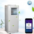 Jopassy Mobiles Klimagerät 7000 BTU mit Abluftschlauch Klimaanlage für Räume bis 30 m³ Luftentfeuchter Ventilationsfunktion 24h-