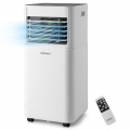 COSTWAY mobile Klimaanlage 9000BTU Entfeuchter tragbar Air Conditioner 16℃-32℃ für Räume bis 20㎡ mit 1,5m Abluftschlauch Fernbed