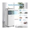 COSTWAY mobile Klimaanlage 9000BTU Entfeuchter tragbar Air Conditioner 16℃-32℃ für Räume bis 20㎡ mit 1,5m Abluftschlauch Fernbed