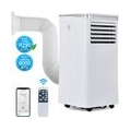 Merax Ventilatorkombigerät, Klimagerät mit Abluftschlauch und Fernbedienung, mobile Klimaanlage für Räume bis 100 m³,  Luftentfe