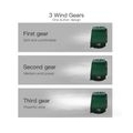JVJH Mini Klimaanlagen Negatives Ion Klimaanlage stumm 3 Gänge Klimaanlage Ventilator Luftbefeuchter Wassereis Lüfter,Grün