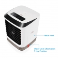 Tragbarer Mini-Klimaanlagen-Desktop-Luftkuehler-Luftbefeuchter USB-Mini-Ventilator mit LED-Licht fuer Zuhause oder Buero