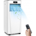GOPLUS 3 in 1 Mobiles Klimagerät, max. Raumgröße: 65m³, Luftkühler mit Kühlmodus & Entfeuchtungsmodus & Gebläsemodus, Tragbare K