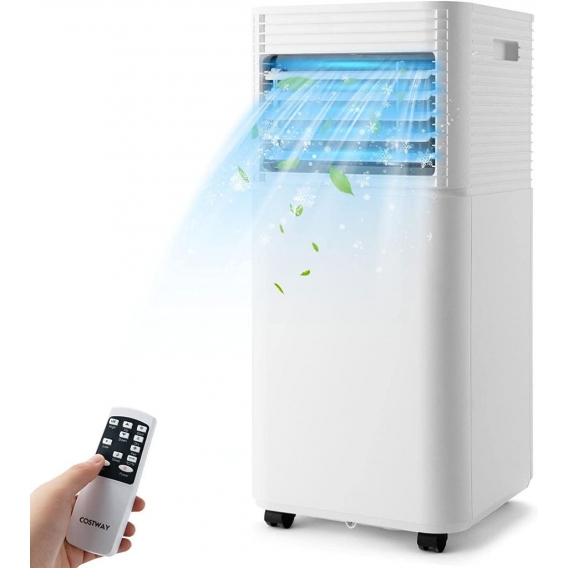 GOPLUS 3 in 1 Mobile Klimaanlage, max. Raumgröße: 65m³, Klimagerät mit Luftkühler, Ventilator & Entfeuchter, Klimagerät mit Fern