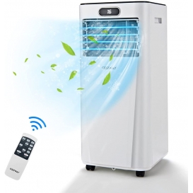 More about COSTWAY Mobile Klimaanlage 9000BTU Klimagerät Entfeuchter tragbar für Räume 30㎡ 16℃-32℃ mit Abluftschlauch Fernbedienung Weiß