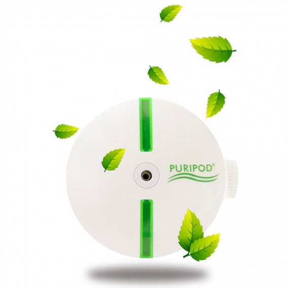 PURIPOD® - der Lautlose Ionen-Luftreiniger in Minutenschnelle, hilft gegen  Zigarettenrauch, Haustiergeruch, Essengeruch, Unange