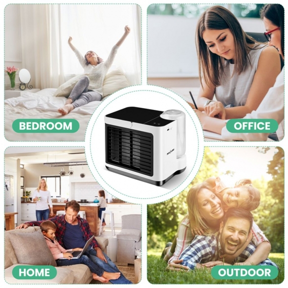 Mini cooler Mobile Klimageräte standventilator Klimaanlage Luftkühler Befeuchter für Büro Zuhause Luftbefeuchter