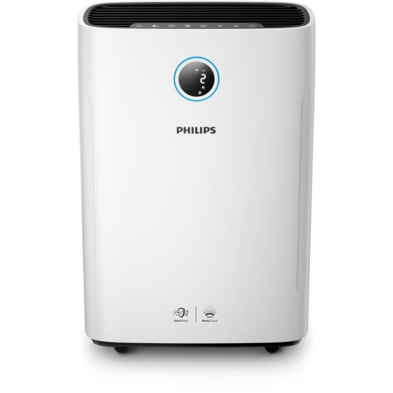 Philips AC2729/10 Series 2000i 2-in-1 Luftreiniger und -befeuchter, App, bis zu 60m², weiß