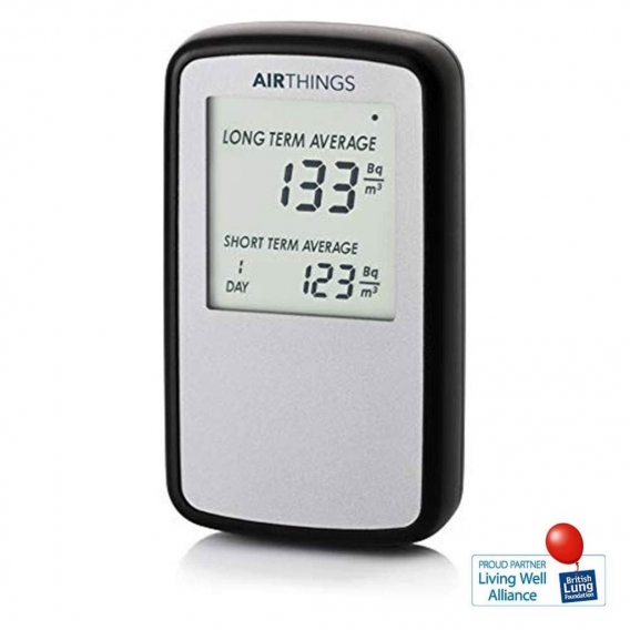 Home Digital Radon Detector / Messgerät mit Display und Luftqualitätsmonitor