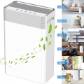 Luftreiniger Air Purifier für 45 m²  Ionisator mit HEPA-Kombifilter Schlafmodus CADR 230m³ 99,97% Filterleistung für Allergiker 