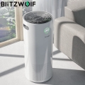 BlitzWolf® BW-AP2 360 ° Anion Smart Luftreiniger 500 m³ / h CADR, H12 HEPA-Filter, 34 dB leiser Luftfilter, 3-Modus, 4-Gang-Wind