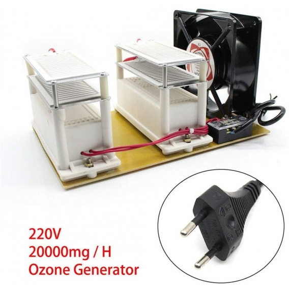 20000mg/h 20G Ozongenerator Ceramic Luftreiniger Ozongerät Ozonisator Maschine