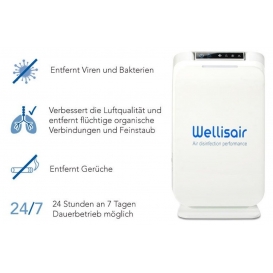 More about Wellisair -  Luft-/Oberflächendesinfektion