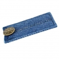 10 X Metall Jeansknopf Hosen Verlängerungsgürtel Nähen Kleidung Zubehör Blau