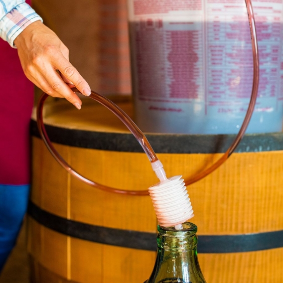 Weinschlauch Weinheber Abfüllschlauch Pumpe Rohr BROWIN Wine