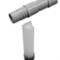 vhbw Universal Staubsaugeraufsatz Pinsel für alle gängigen Staubsauger - extra kleine, flexible Röhrchen, sicheres Abstauben von