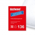 10 Staubsaugerbeutel | Staubsack (ca. 20 L) passend für DeLonghi - XTC 12 E Compacto von dustwave® Microvlies-Markenstaubbeutel 