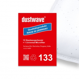 More about Sparpack - 10 Staubsaugerbeutel passend für Z 1640 Bolero, Lite Bodenstaubsauger - dustwave®  -  Germany