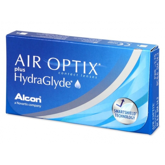Air Optix plus HydraGlyde 3 Linsen