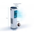 Livington InstaChill – Kühler mit Wasserkühlung – mobiler Luftkühler mit 3 Kühlstufen – Klimagerät ohne Abluftschlauch für 12h K