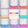 220ml Luftbefeuchter Ultraschall Elektrisch Aroma Diffusor mit 7 Farben LED Ideal für Baby, Bad, Yoga, Zuhause