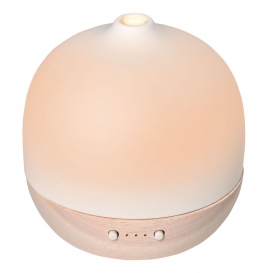 More about HOMCOM 180ml Aroma Diffuser for Essential Oils Humidifier with Adjustable LED Warm Lights, 2 Mist Mode, Timer, Waterless Auto-of
