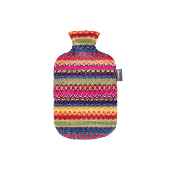 fashy Wärmflasche mit Bezug Peru Design 2l, bunt
