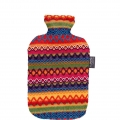 fashy Wärmflasche mit Bezug Peru Design 2l, bunt