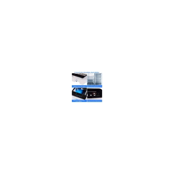 COSTWAY 3in1 Luftkühler Ventilator Mobile Klimaanlage  Luftreiniger Luftbefeuchter Klimagerät 75W / 8L Tank / 7,5H Timer/Fernbed